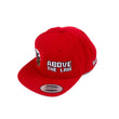 Load image into Gallery viewer, Above the Law SnapBack Hat- Red