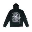 Load image into Gallery viewer, Vicious Cat Full Zip Hoodie- Black