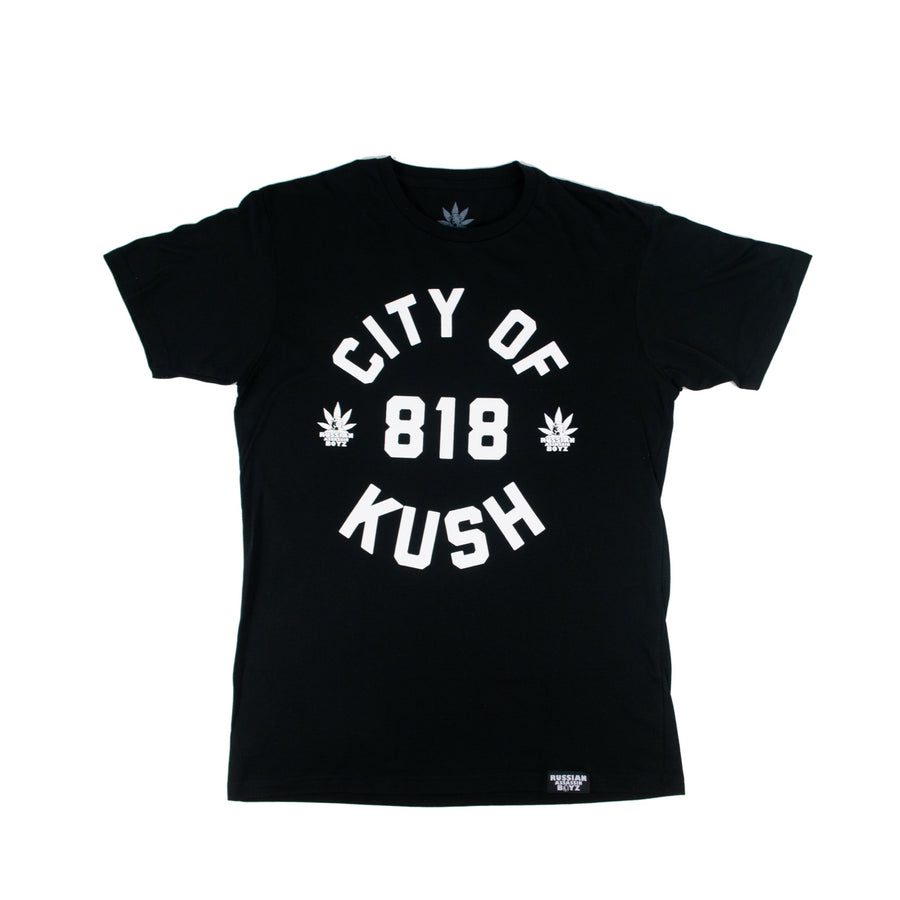City of 818 Kush T-Shirt - Black